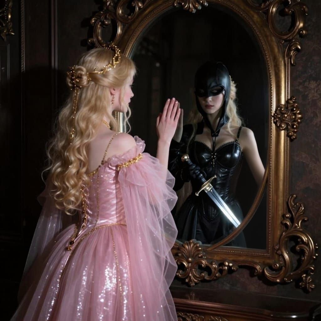 Woman Touches Mirror, Sees Assassin Reflection