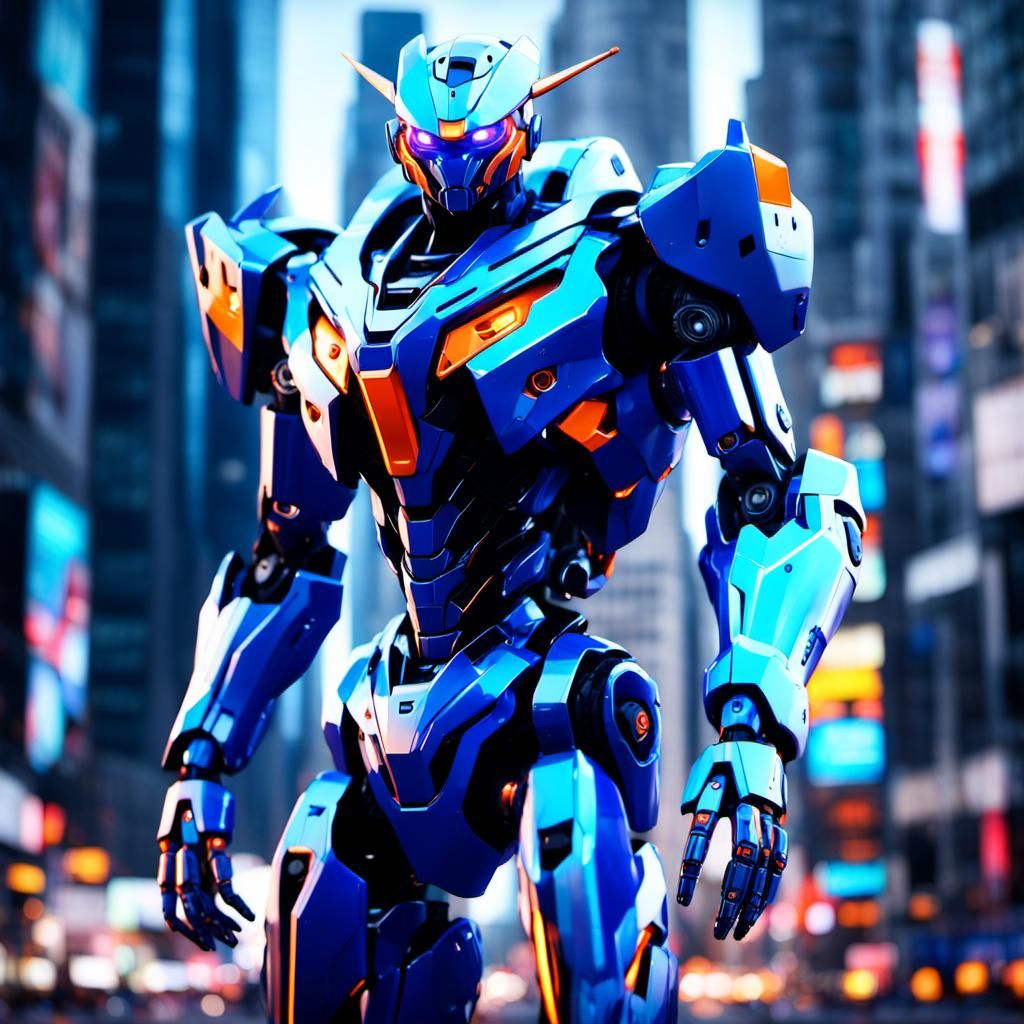 A robot inspired by Neon Genesis Evangelion