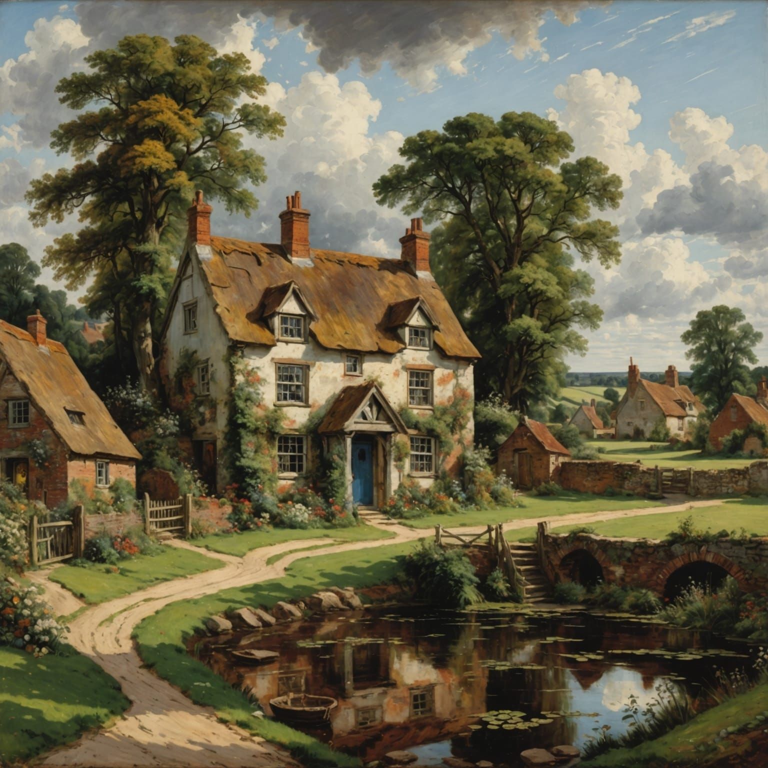 Radiant Country Cottage with Complex Details