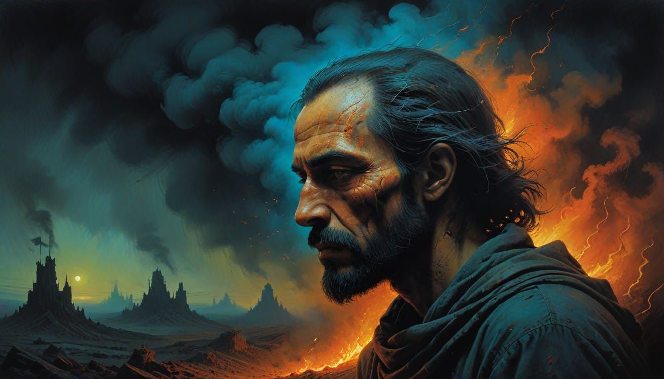 Molotov in Gritty, Smoky Atmosphere, 2018