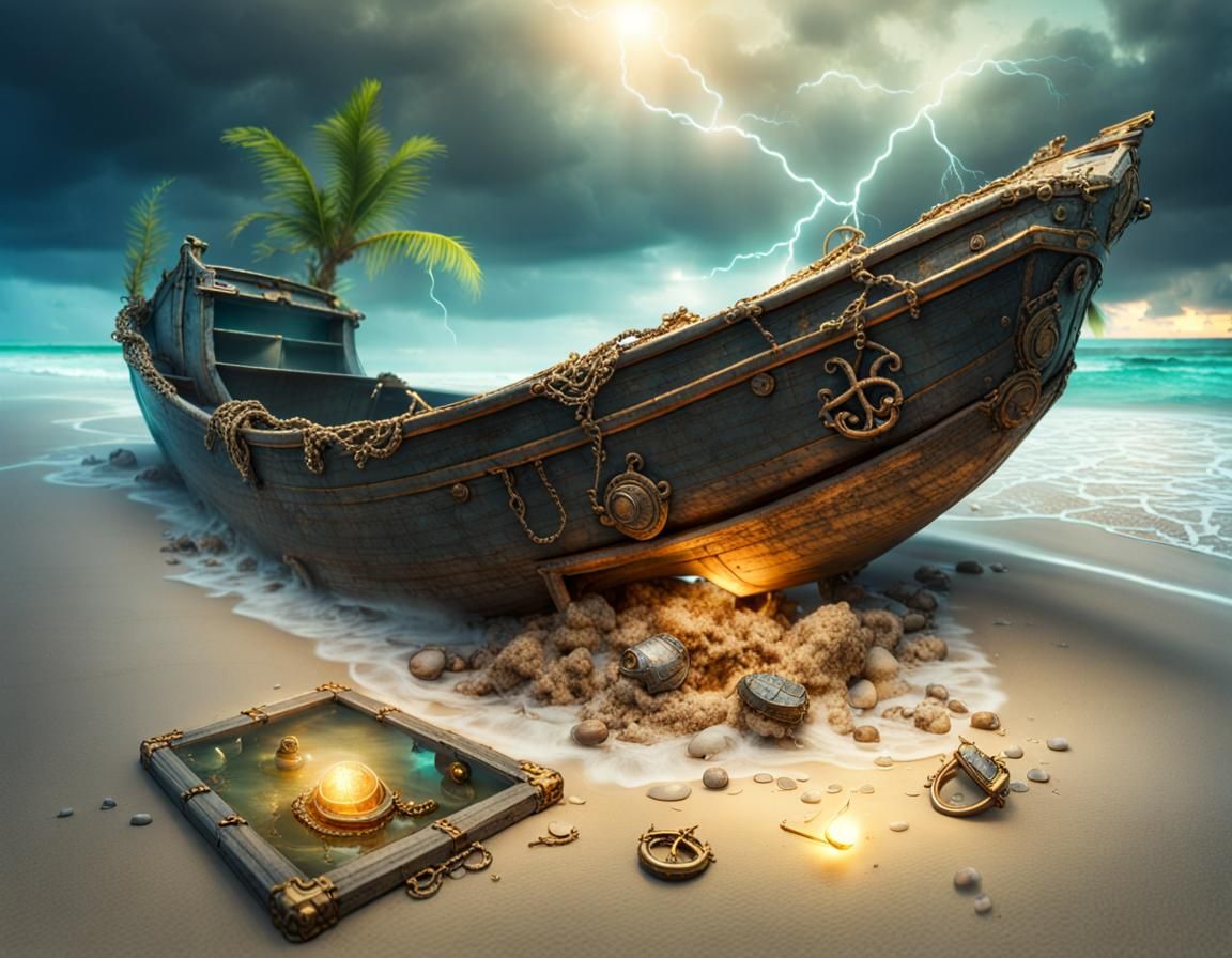 Magical Sunken Treasure Washed Ashore After Storm