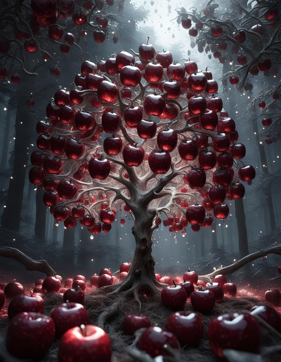 Crystal apple tree