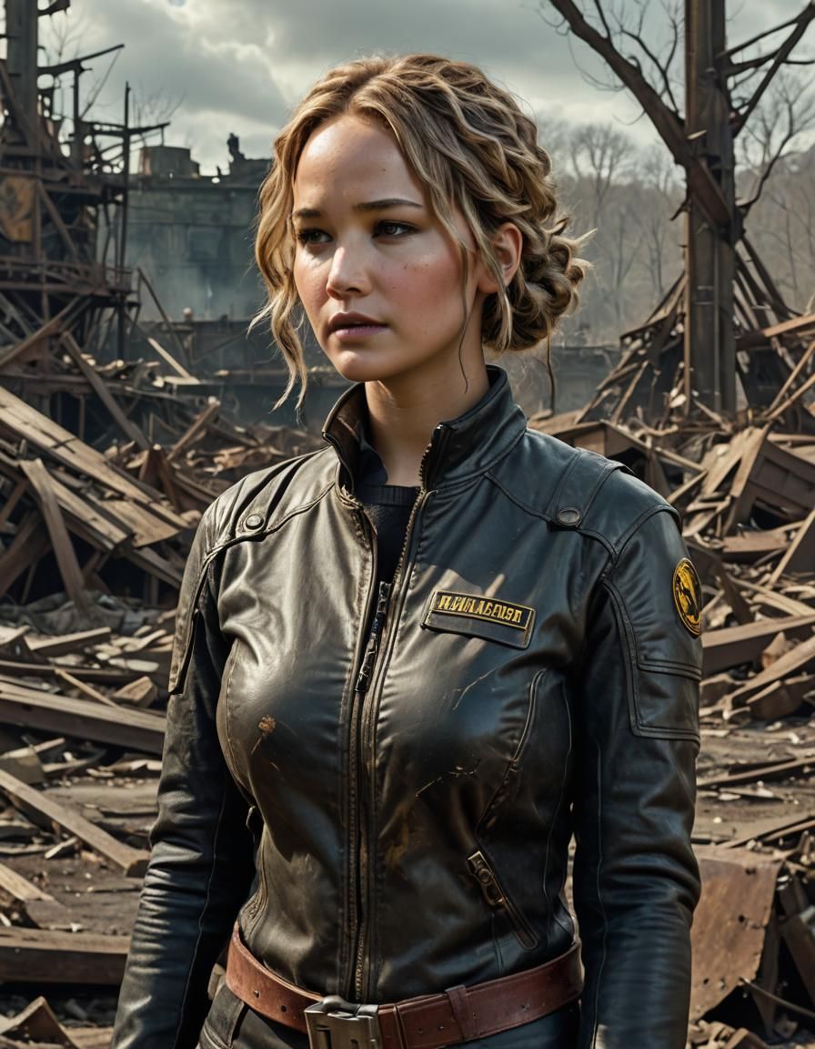 Jennifer Lawrence as Fallout Vault Dweller
