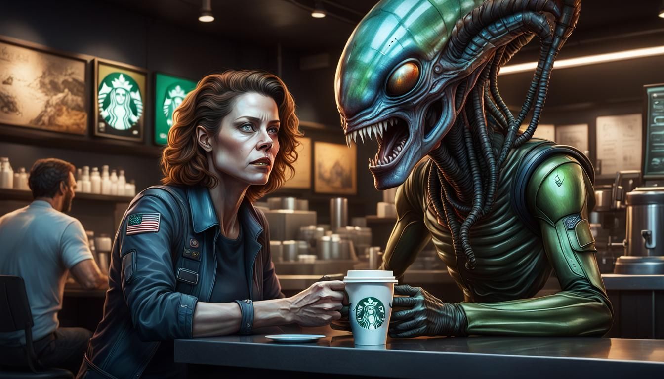 Ellen Ripley & Friend Coffee Break (2.0)