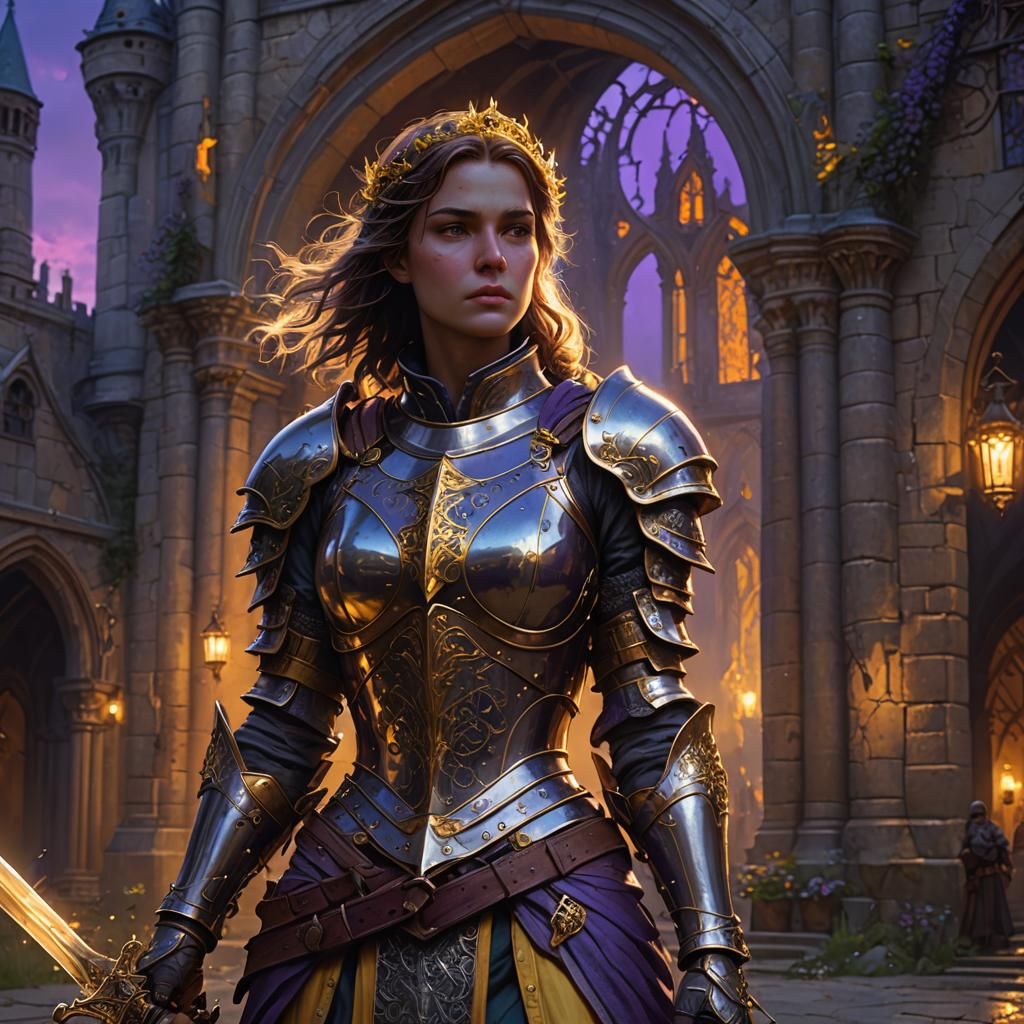 Twilight Knight: Dark Fantasy Concept Art