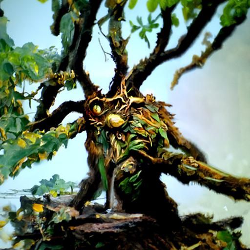 Treant in Oil Painting Style