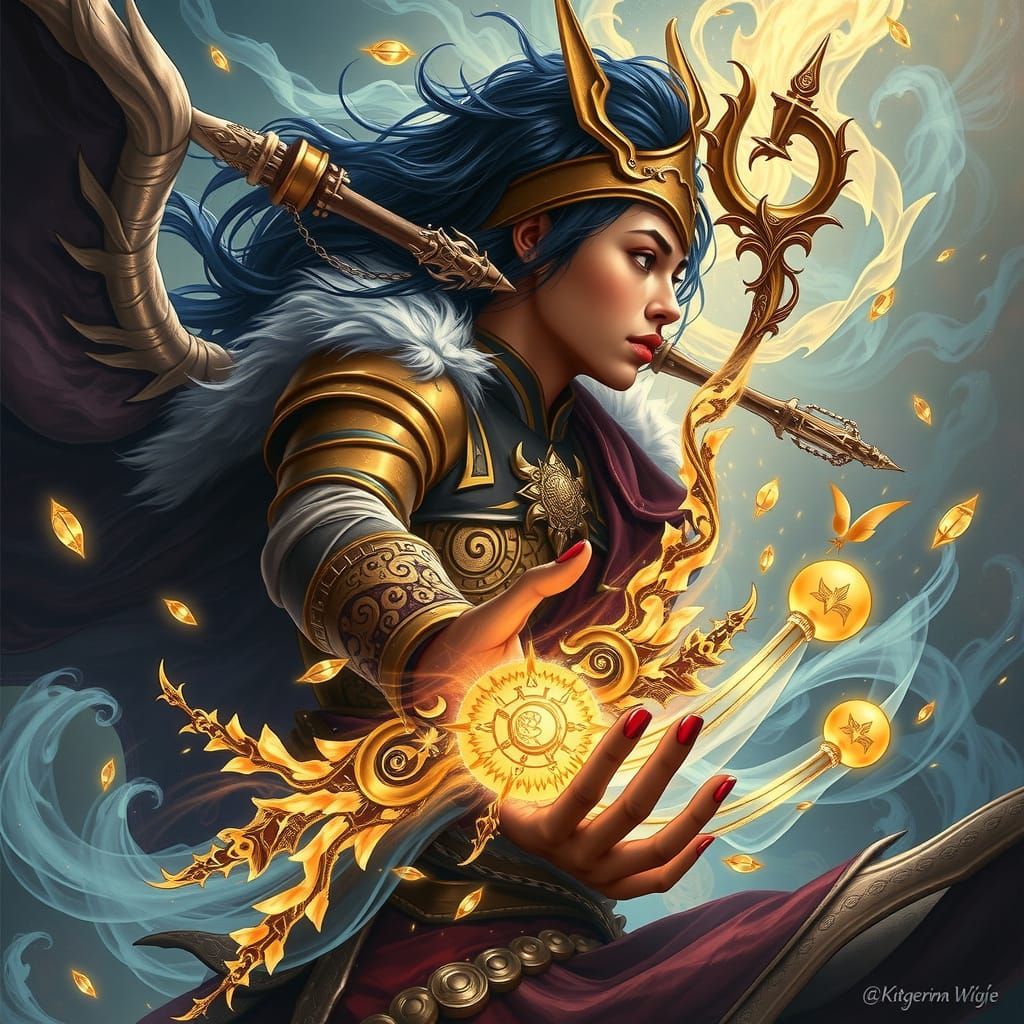 Fantasy Magic Digital Painting: Intricate Concept Art