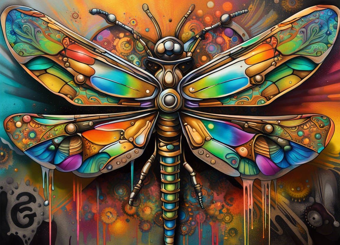 A Steampunk Dragonfly