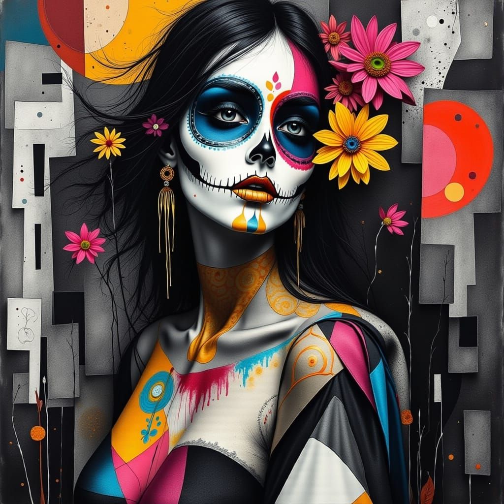 <lora:DDM Calavera 2:1.0> <lora:Death River:1.0> <lora:Draw ...