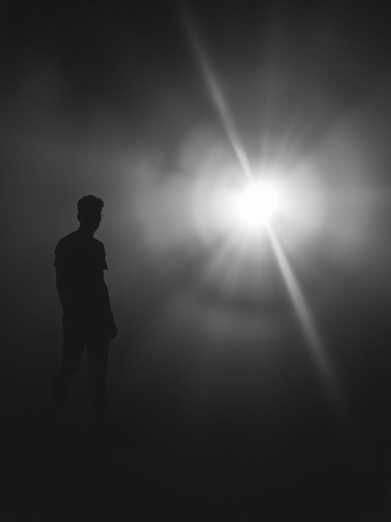 Melancholic Twilight: A Haunting Composition of Despair