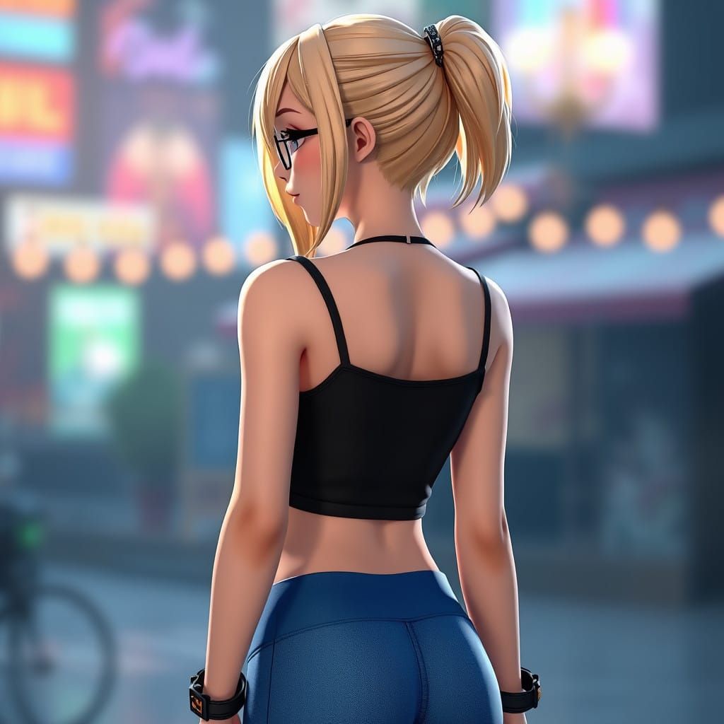 Anime-Inspired Girl Reveals Vibrant, Detailed 3D Concept Art