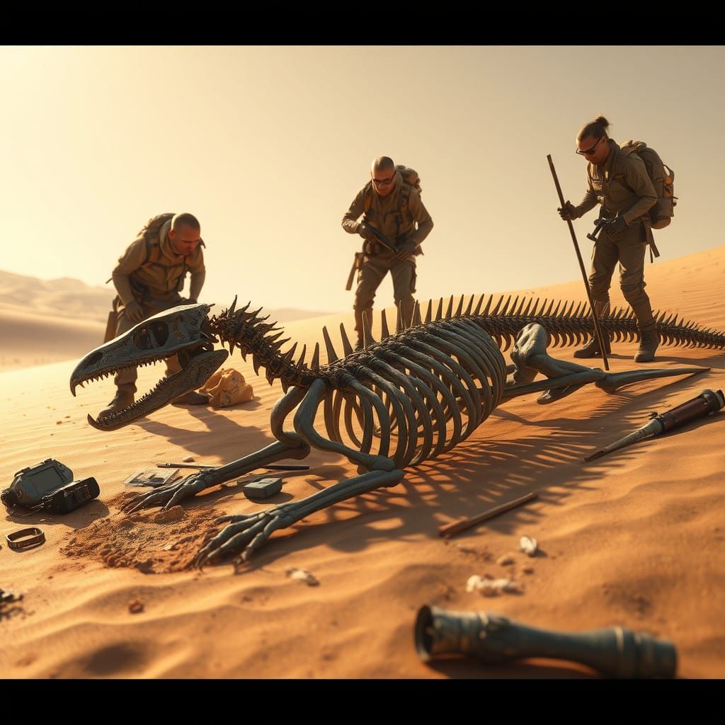 Archaeologists Uncover Ancient, Fantastical Skeleton in Dese...