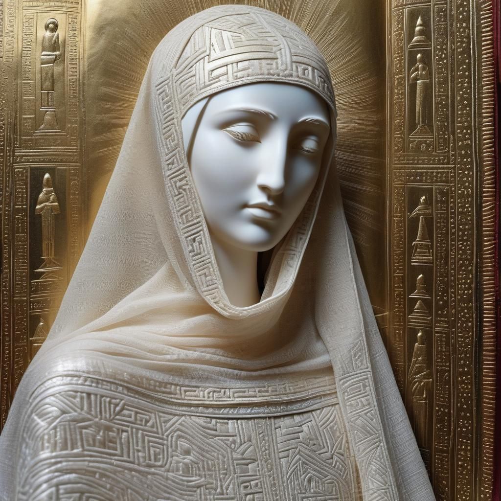 Cycladic Bookfrocks Couture with Alien Faces