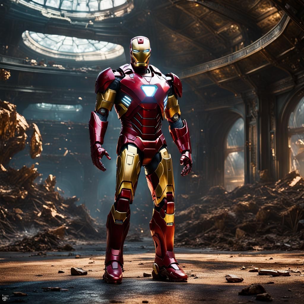 Iron Man Endgame: Detailed Matte Painting