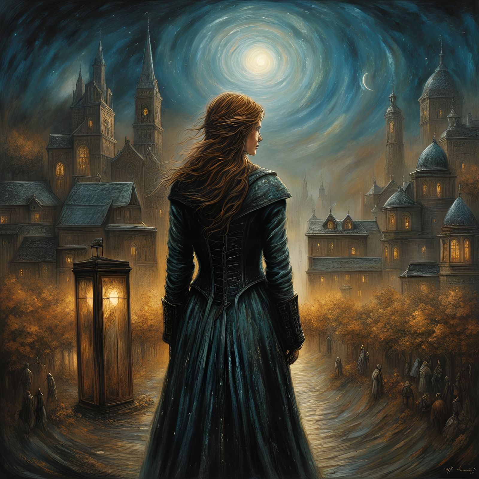 Beautiful Girl Breaks Valuable Object: Hyperdetailed Art