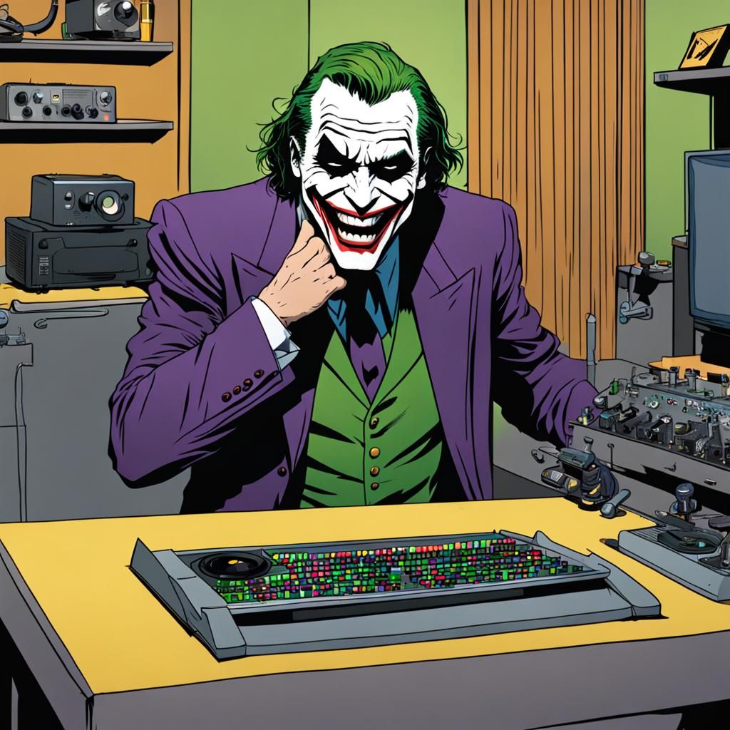 Joker DJs Batman's Birthday Party