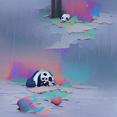 Image of a Sad Panda