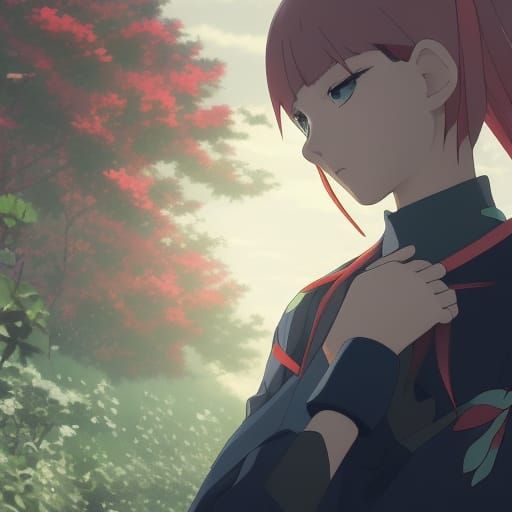 Darling in the Franxx: Ghibli-Inspired Anime Key Visual