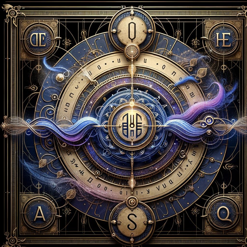 Mystical Daedric Symbol Inspired by Ancient Alphabet