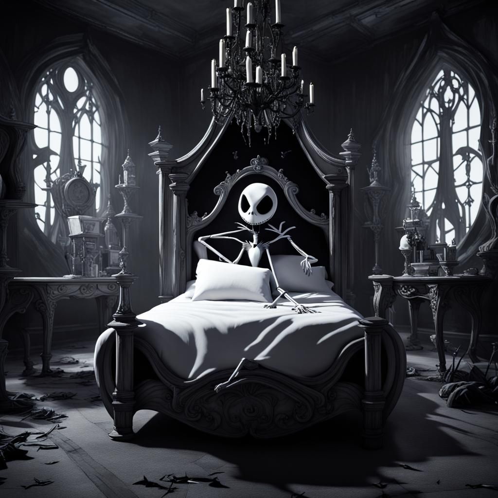 Jack Skellington in Eerie Castle, 3D Cinematic