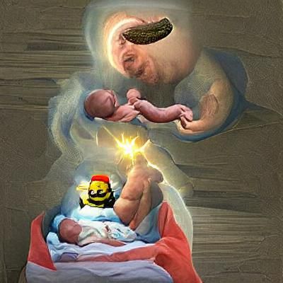 Birth of a God: An AI Interpretation