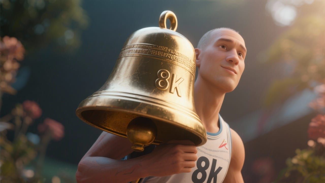 Resilient Bell Symbolizing Persistence Through Struggles