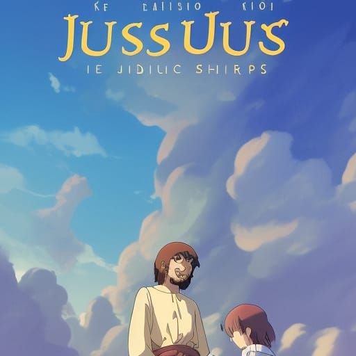 Jesus the Explorer: Ghibli-Style Anime Key Visual