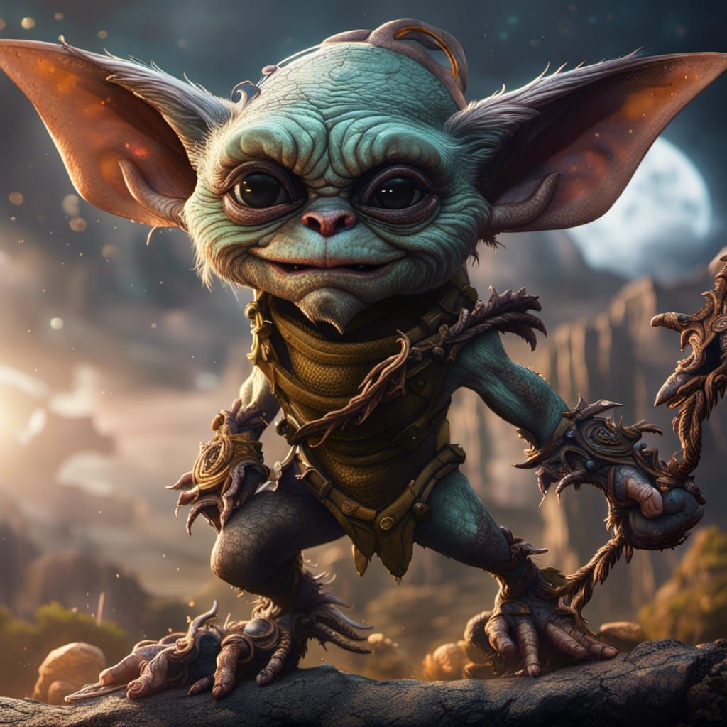 Fantastical Gremlin Concept Art in Deep Color