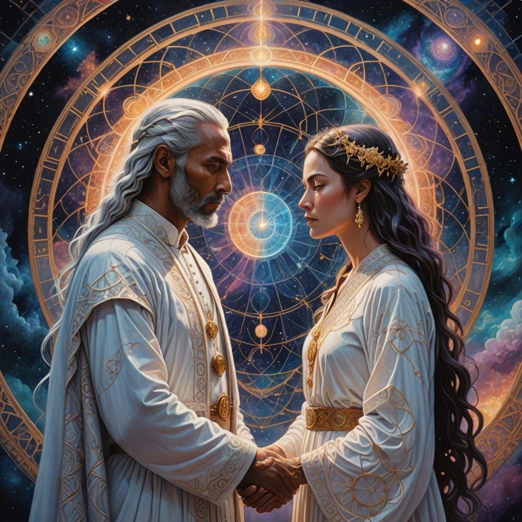 Ethereal Connection in Synchronistic Harmony