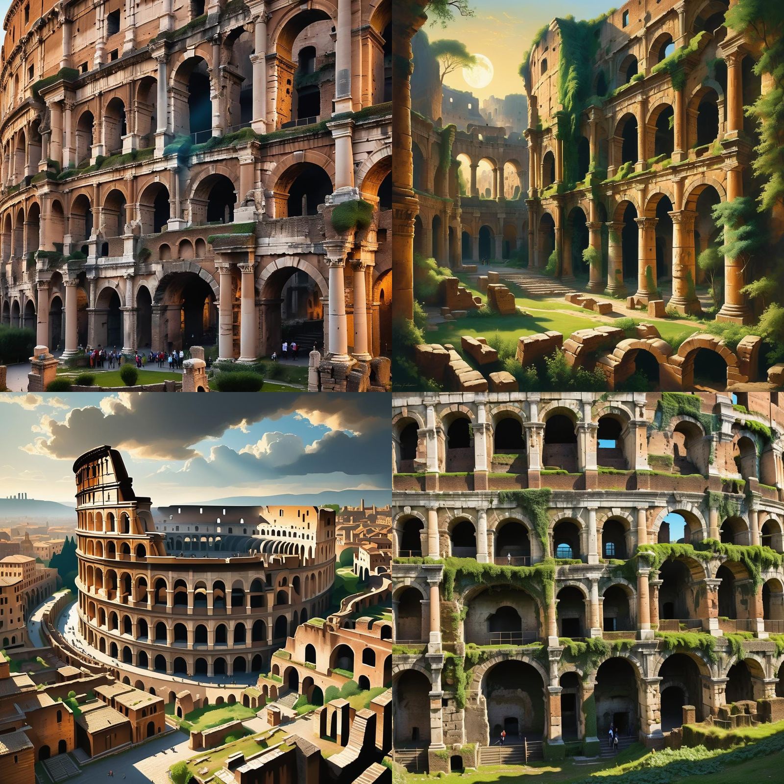 Roman Colosseum: Ancient Amphitheater in Rome