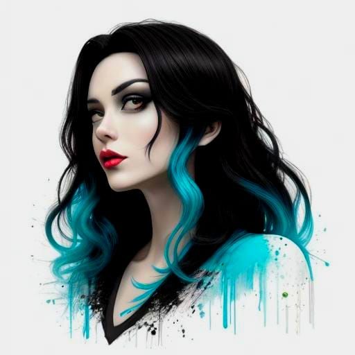 Surreal Glamorous Scene in Vibrant Colors