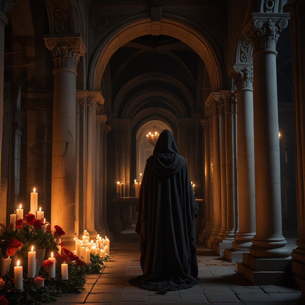 Gothic Romance in Ancient Roman Temple