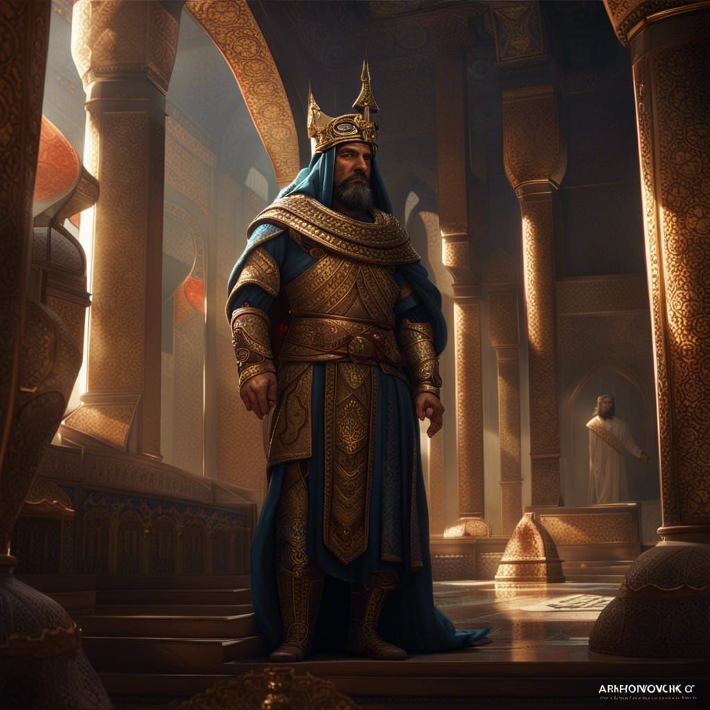 Darius of Persia: Dream Time in Dark Fantasy Art