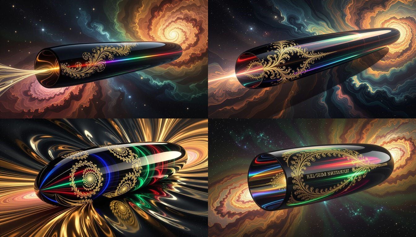 Graphene Starship in Impasto Cosmos