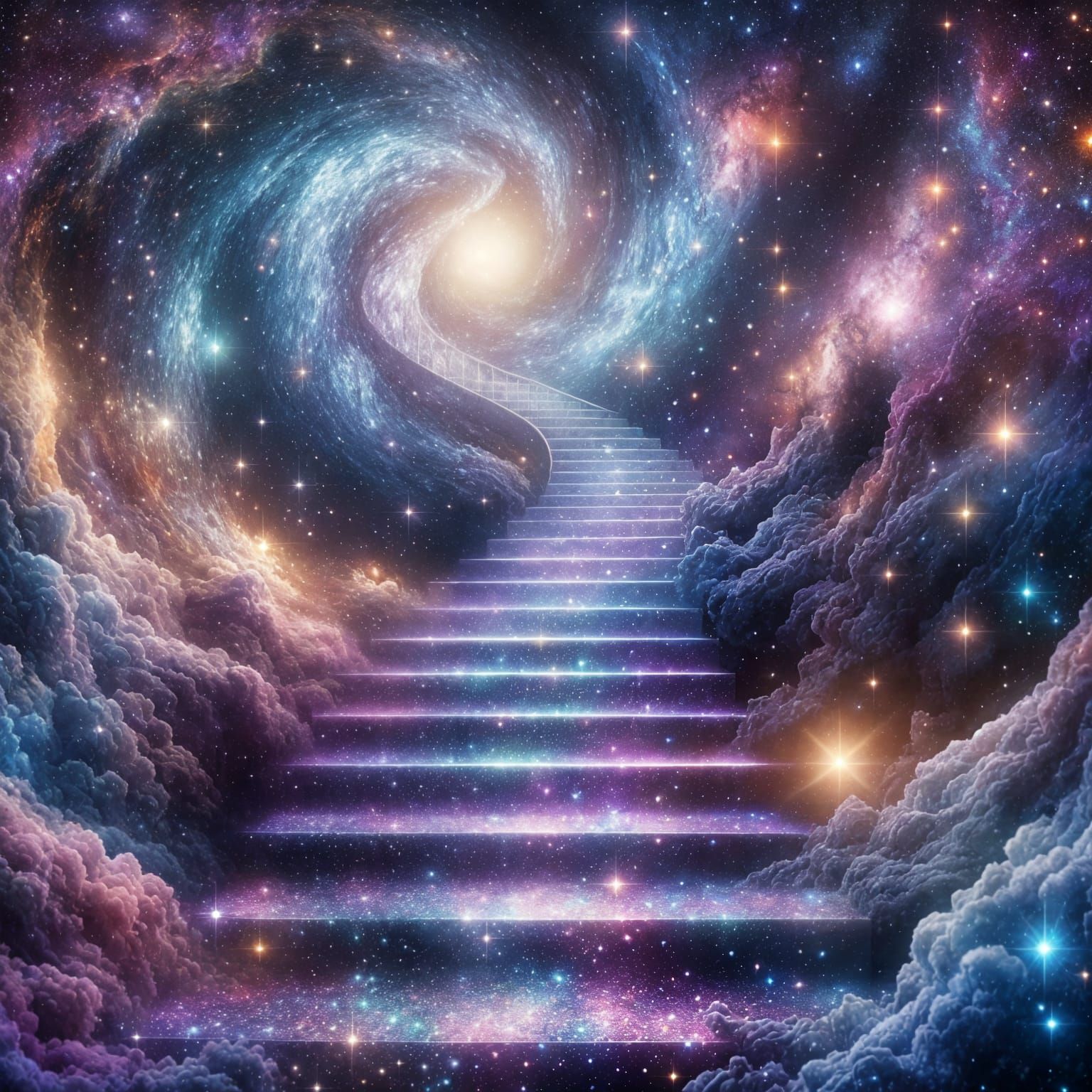 Stardust Staircase to Cosmic Black Hole in 8K