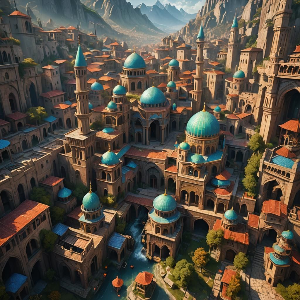 Mevlana Celaleddin Mehmed Rumi: Detailed Fantasy Art