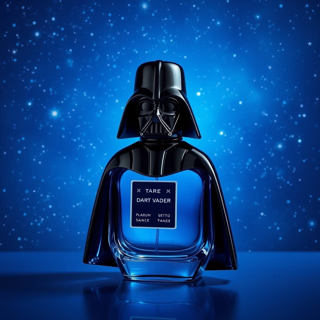 Darth Vader Perfume Bottle in Cosmic Sky