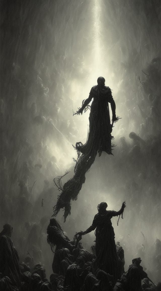 Death Horror in Photorealistic Style