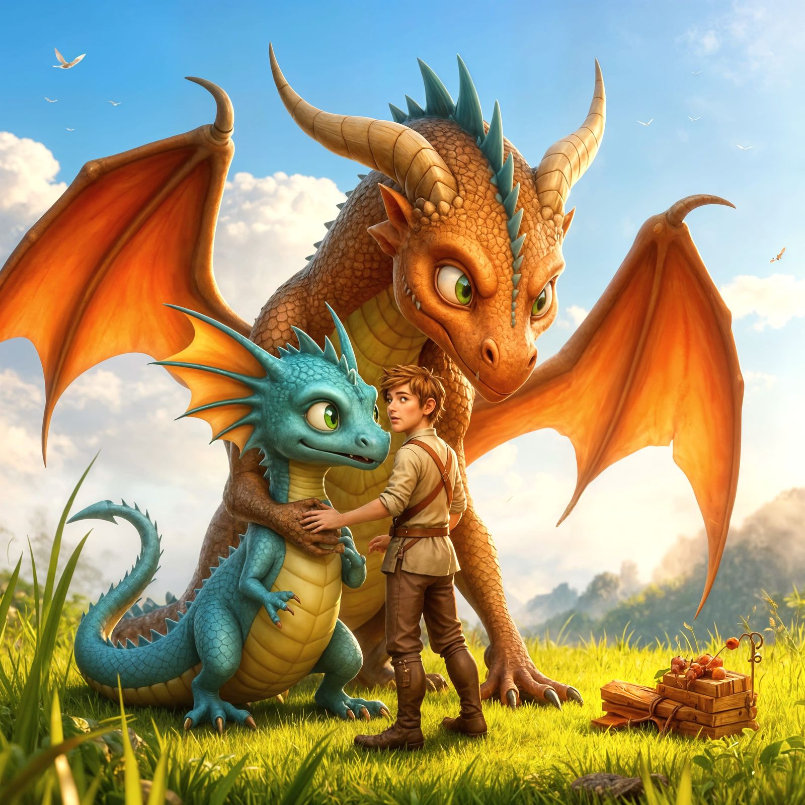 Photorealistic Image of a Friendly Creature