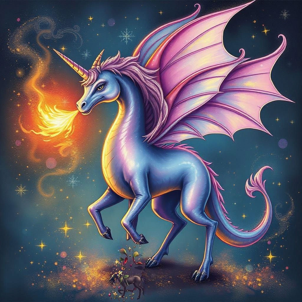 Mystical Creature Combines Magic and Fire