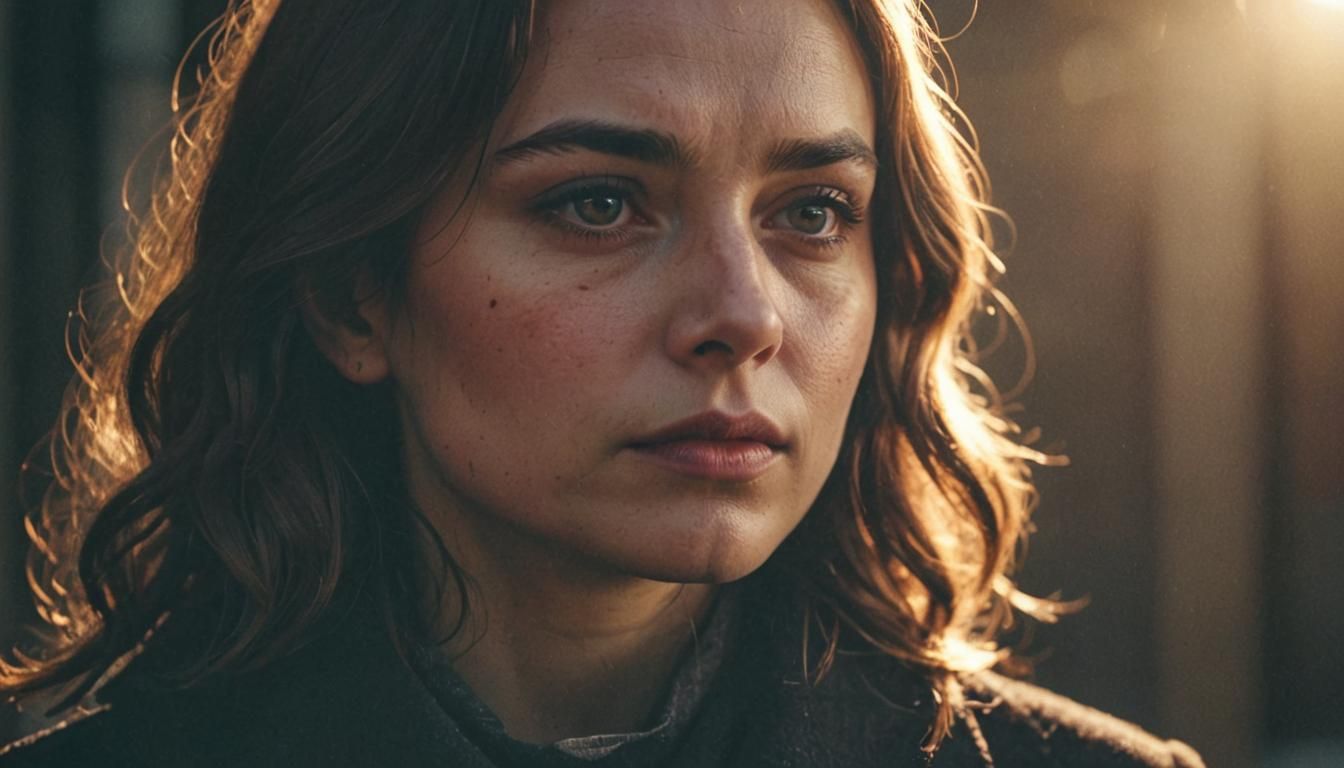 Moody Film Noir Portrait in 8k Resolution