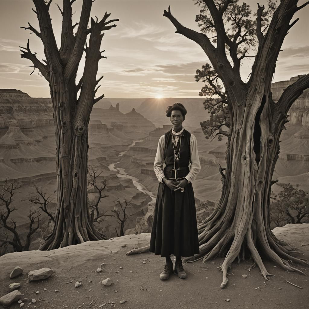 Surreal Nomad Sunset in Grand Canyon Photo