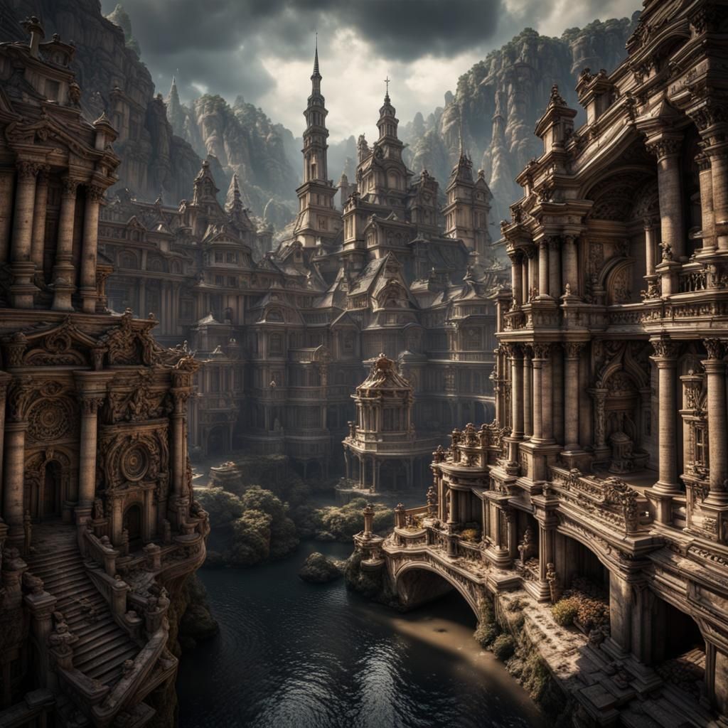 Hyperrealistic Virtual World Video Game in HDR