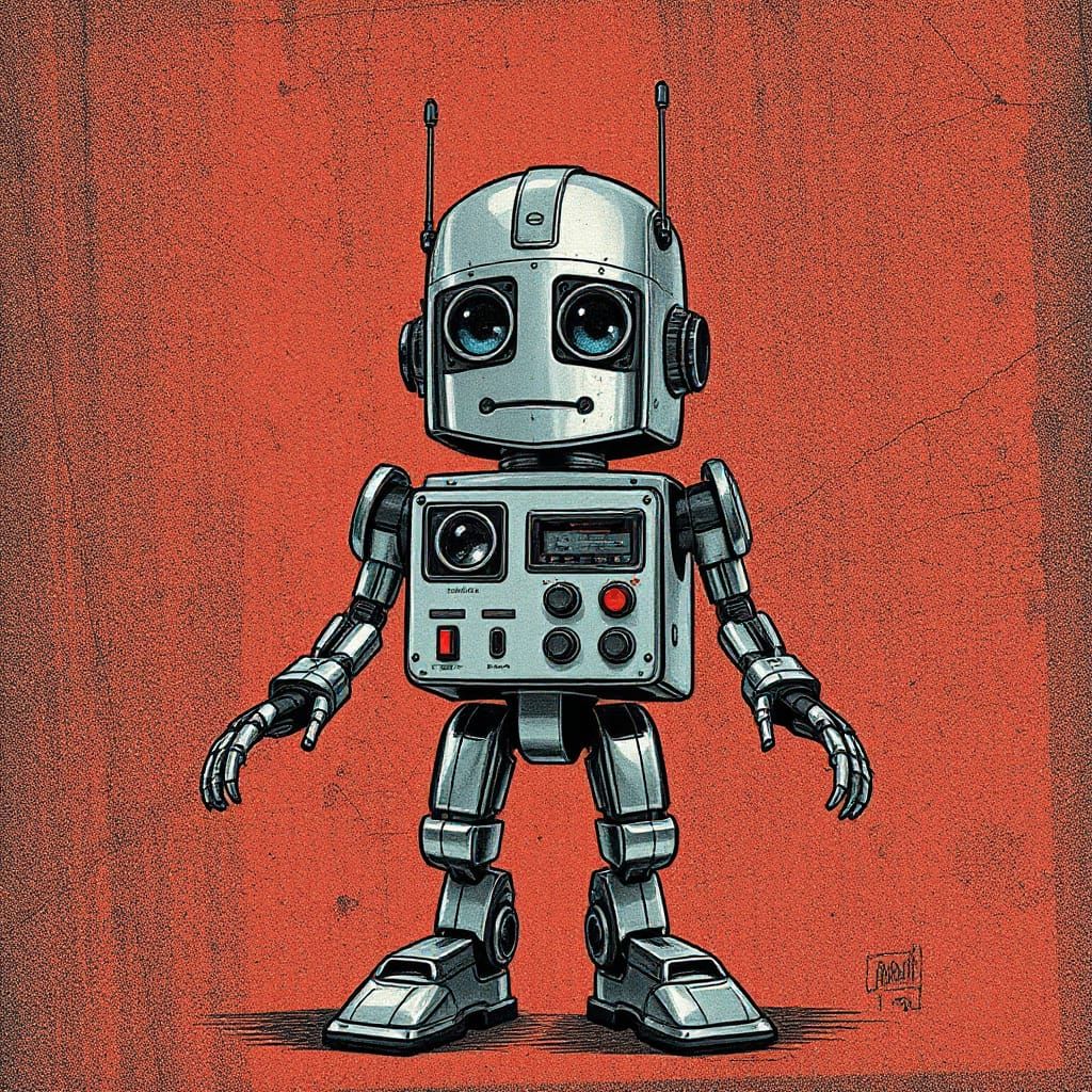 Retrobot, comic version