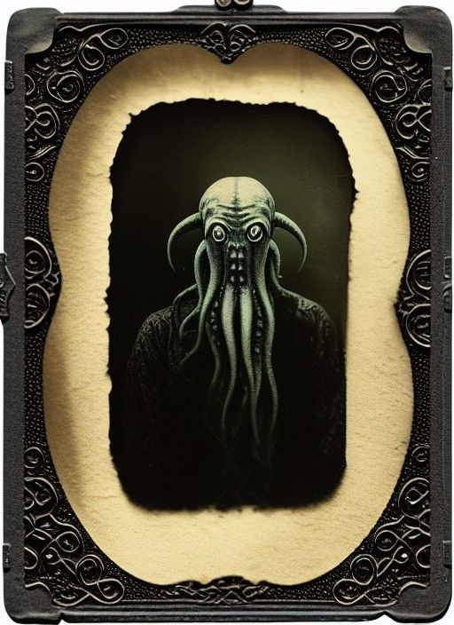 Cthulhu in Moonlit Forest: A Cinematic Portrait