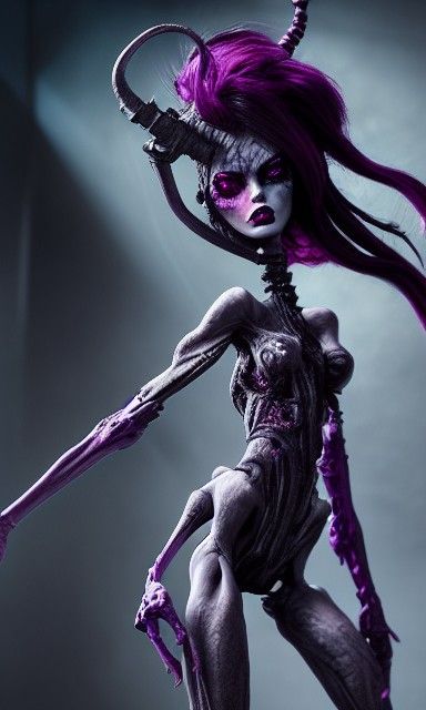 Monster High Dolls Real Life: Dark Fantasy Concept Art