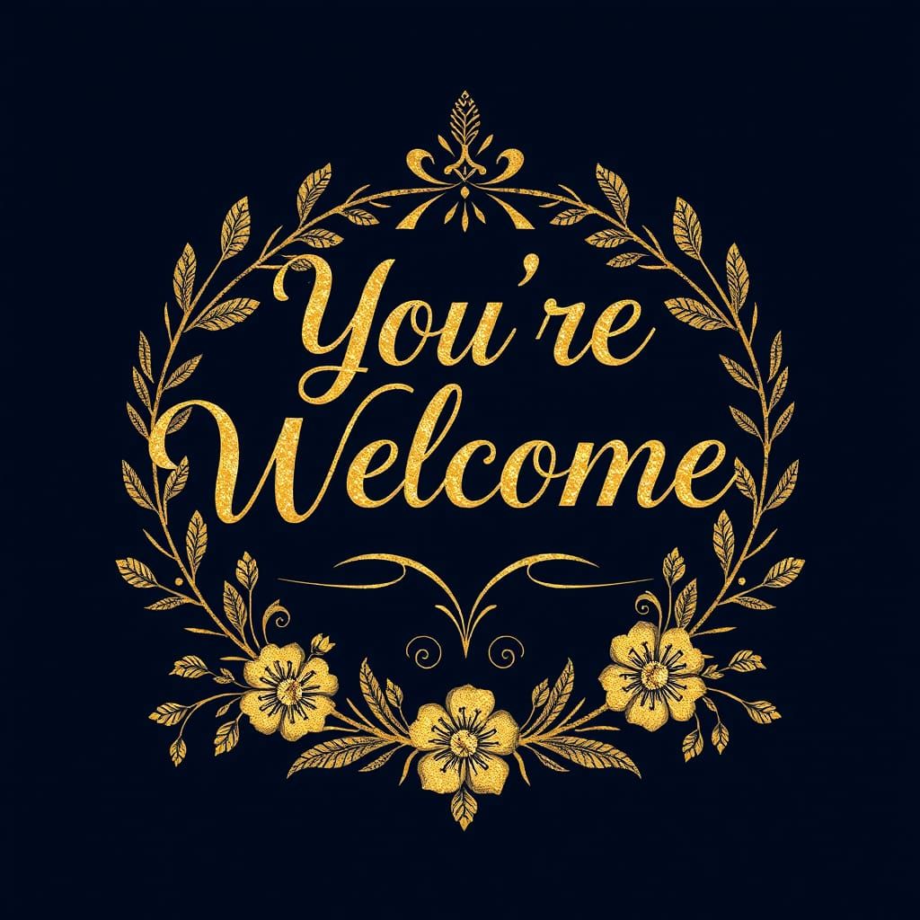 Luxury Typography in Art Deco Style