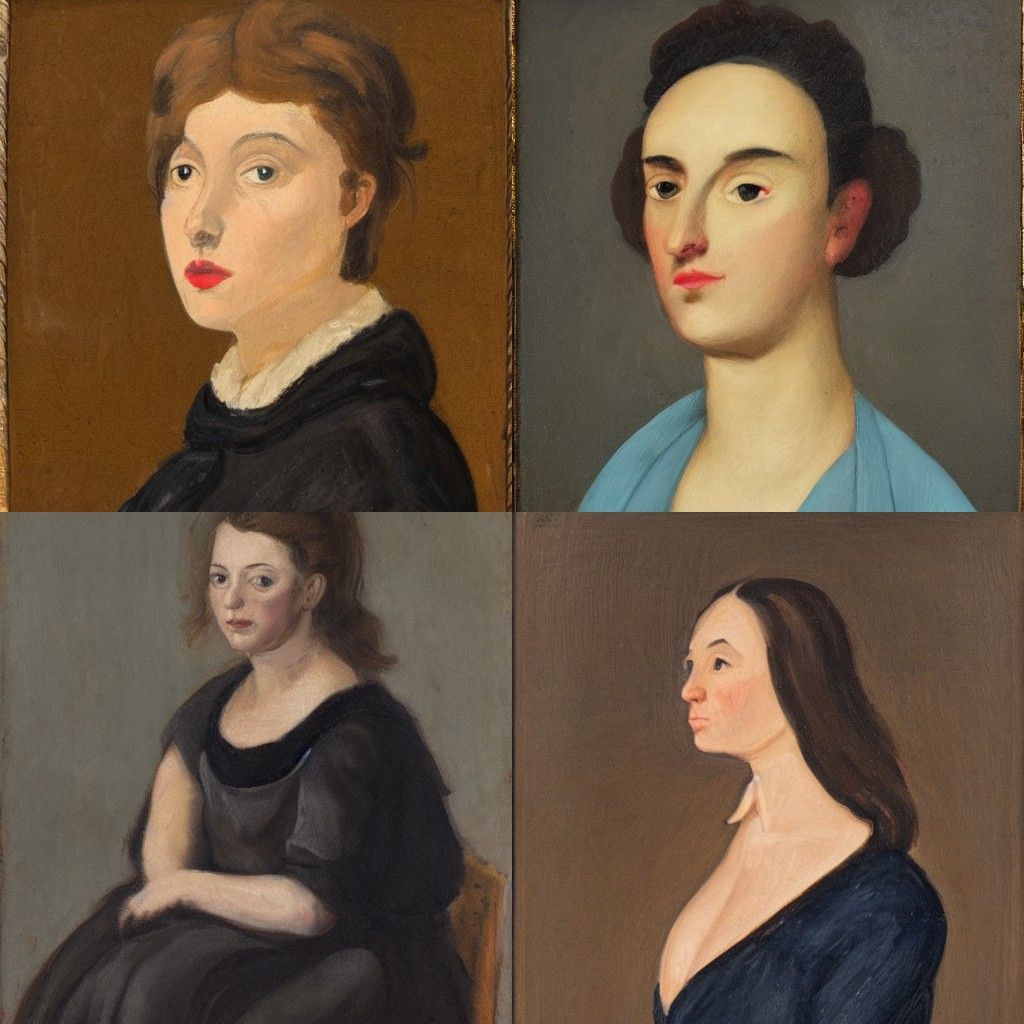 Energetic Portrait in Figuration Libre Style