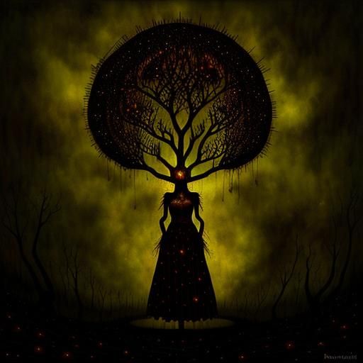 Ethereal Landscape of Sorrow, Inspired by Surrealism