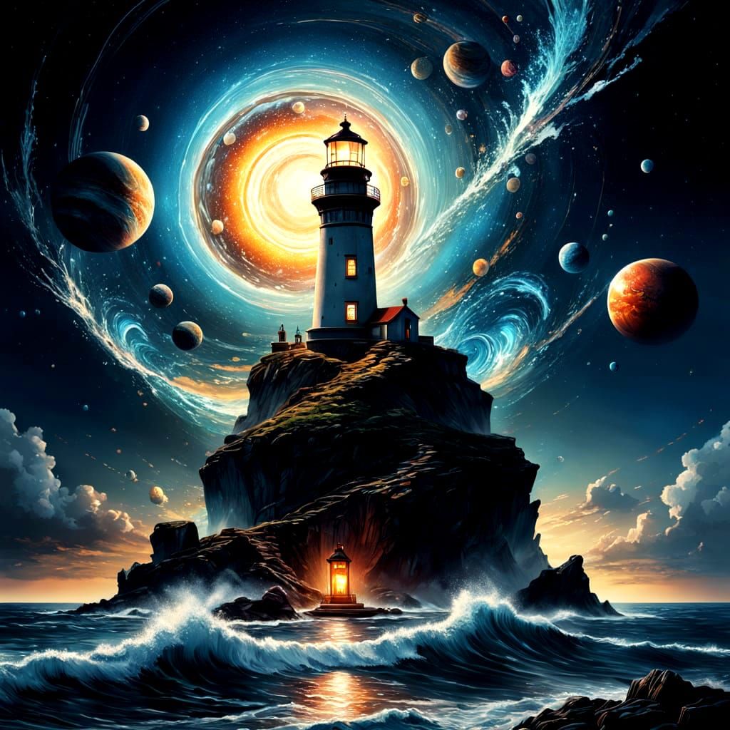 "Guiding Light of the Cosmos"